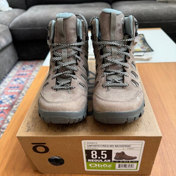 Oboz Women's Sawtooth X Mid Waterproof Hiking Boot - Picture 2 of 5